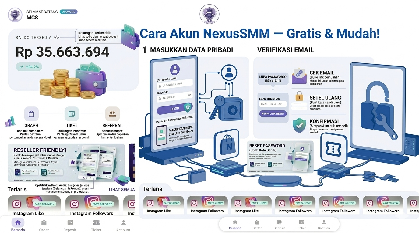 Cara Daftar Akun NexusSMM - Gratis & Mudah! NexusSMM
