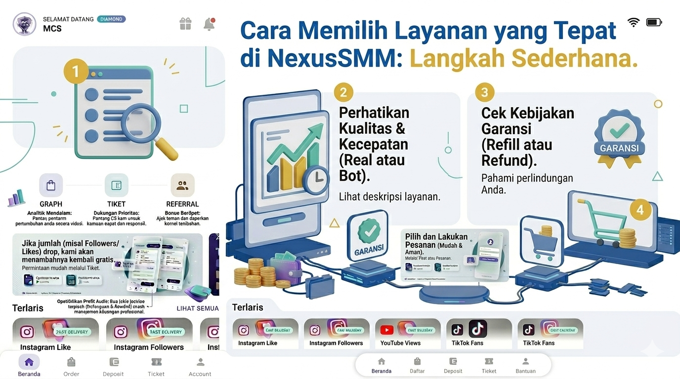Cara Memilih Layanan yang Tepat di NexusSMM NexusSMM