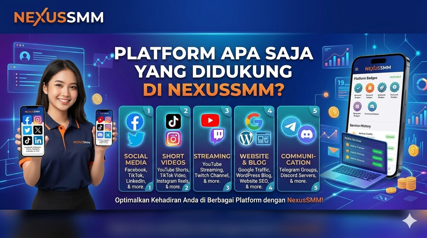 Platform Apa Saja yang Didukung di NexusSMM? NexusSMM