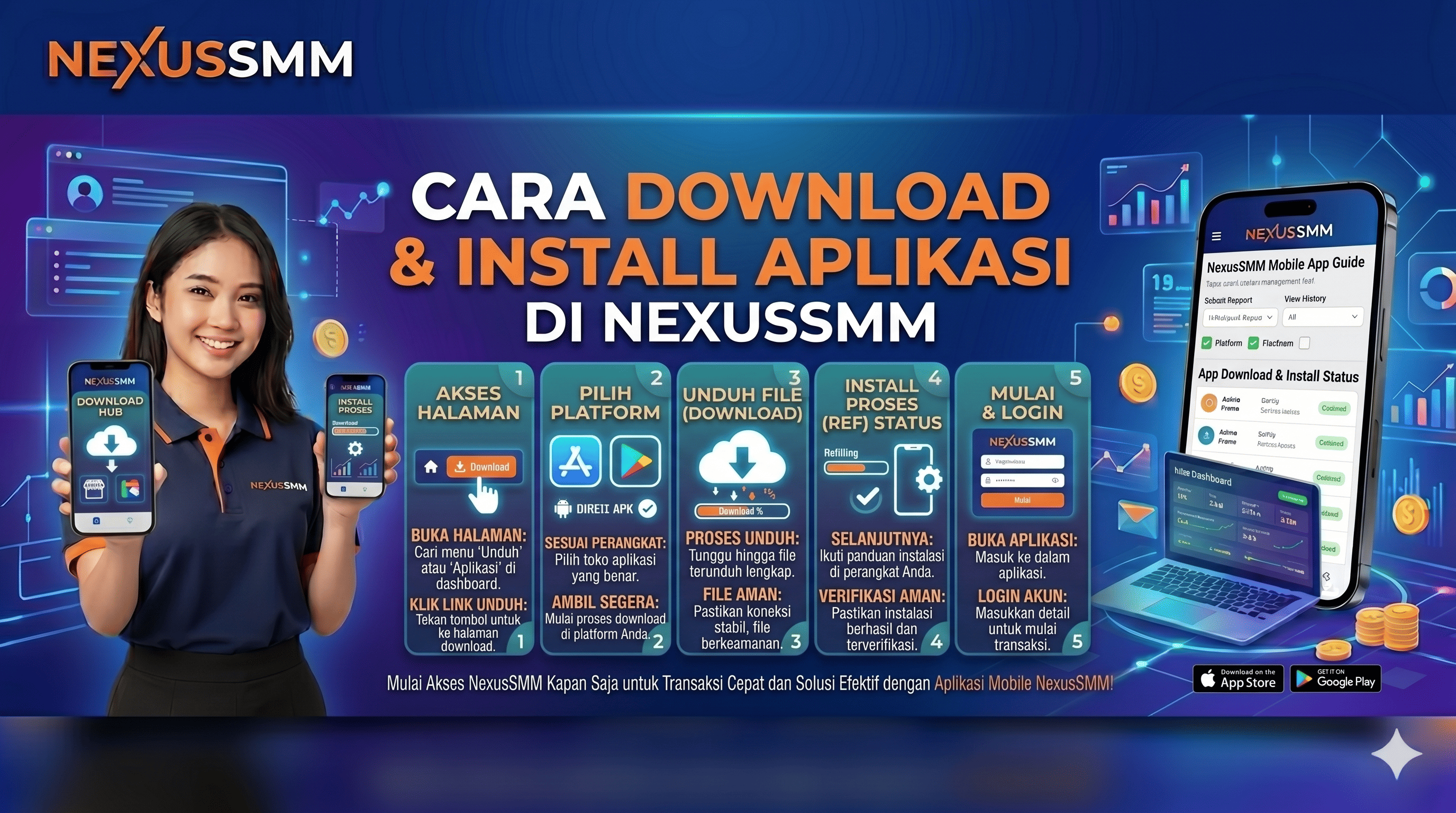 Cara Download & Install Aplikasi NexusSMM