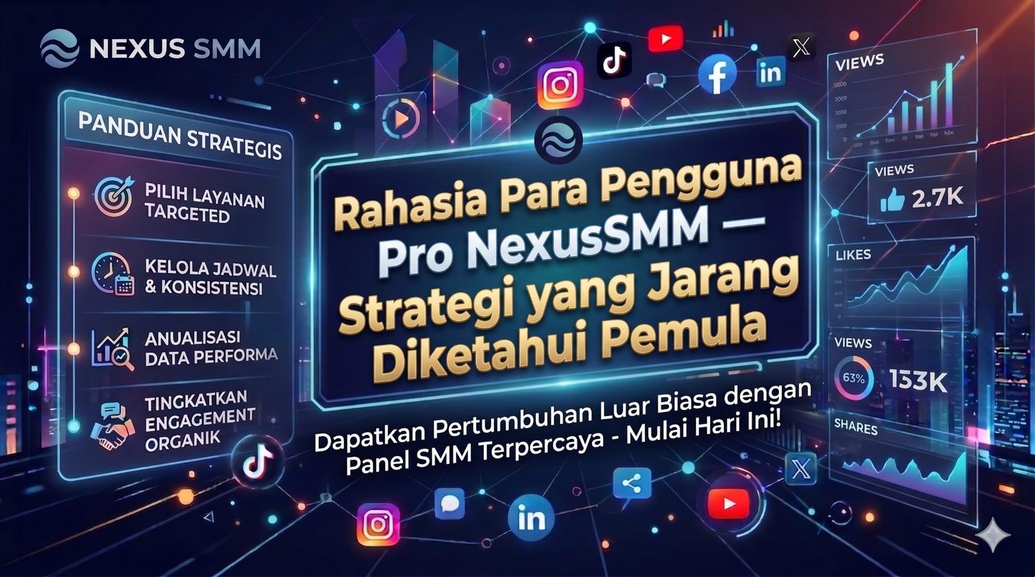 Rahasia Para Pengguna Pro NexusSMM - Strategi yang Jarang Diketahui Pemula