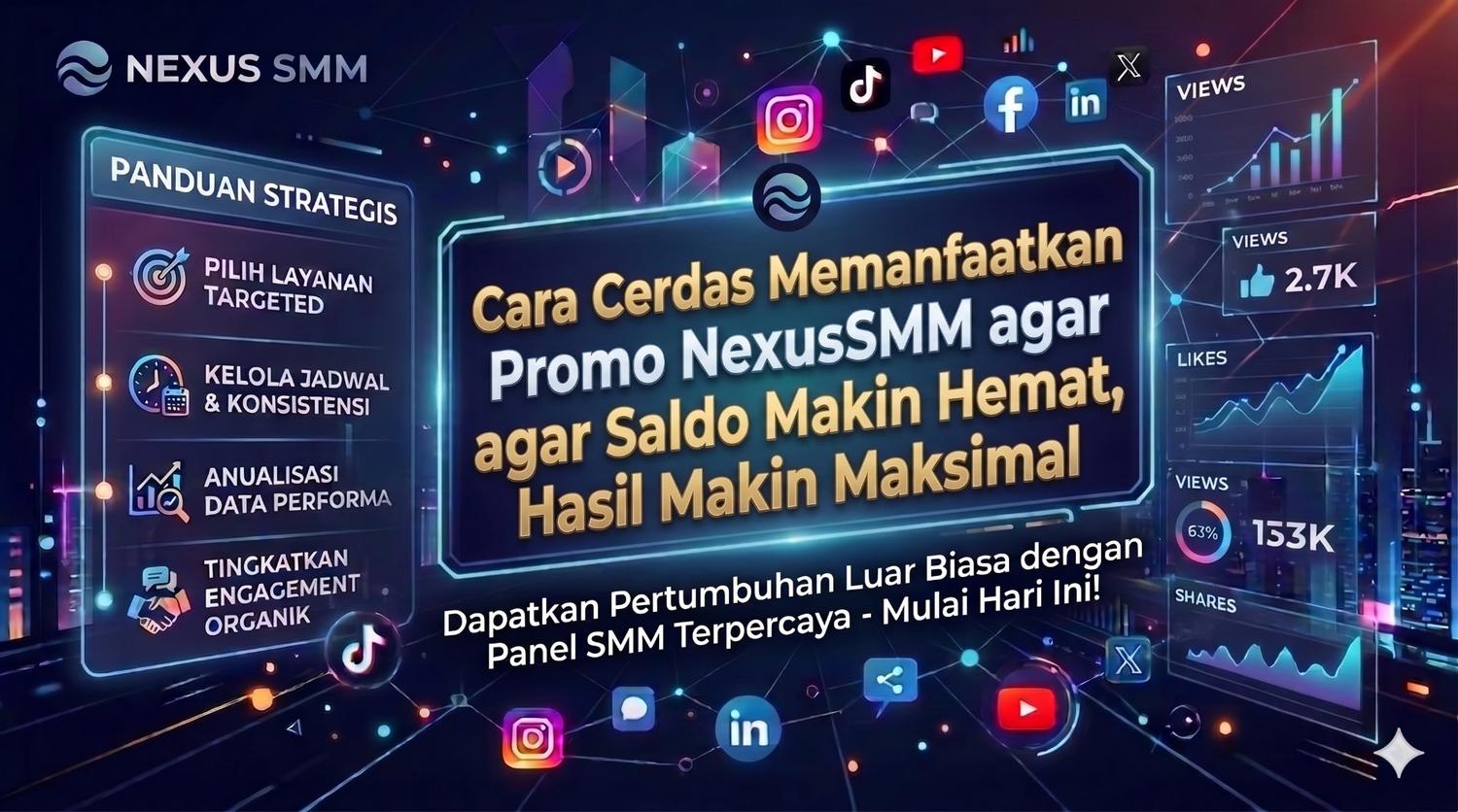Cara Cerdas Memanfaatkan Promo NexusSMM agar Saldo Makin Hemat, Hasil Makin Maksimal